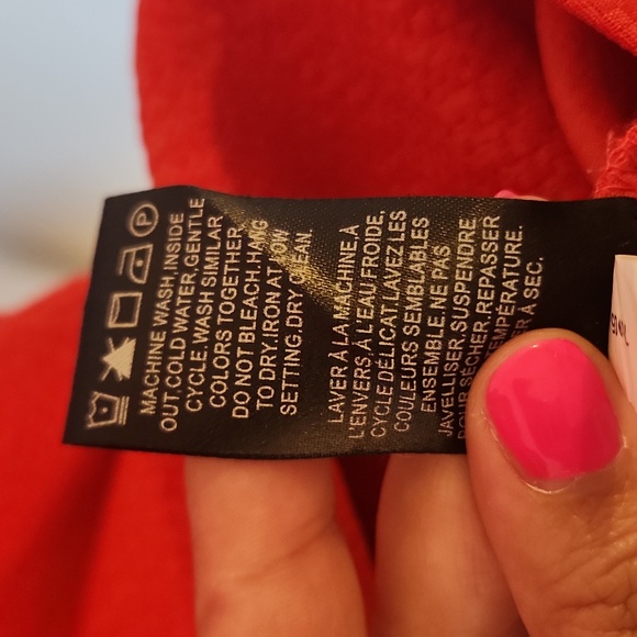 RW&CO ruby red dress with bow detail - Picture 8 of 8